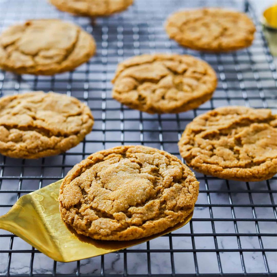 Vegan Ginger Snap Cookies