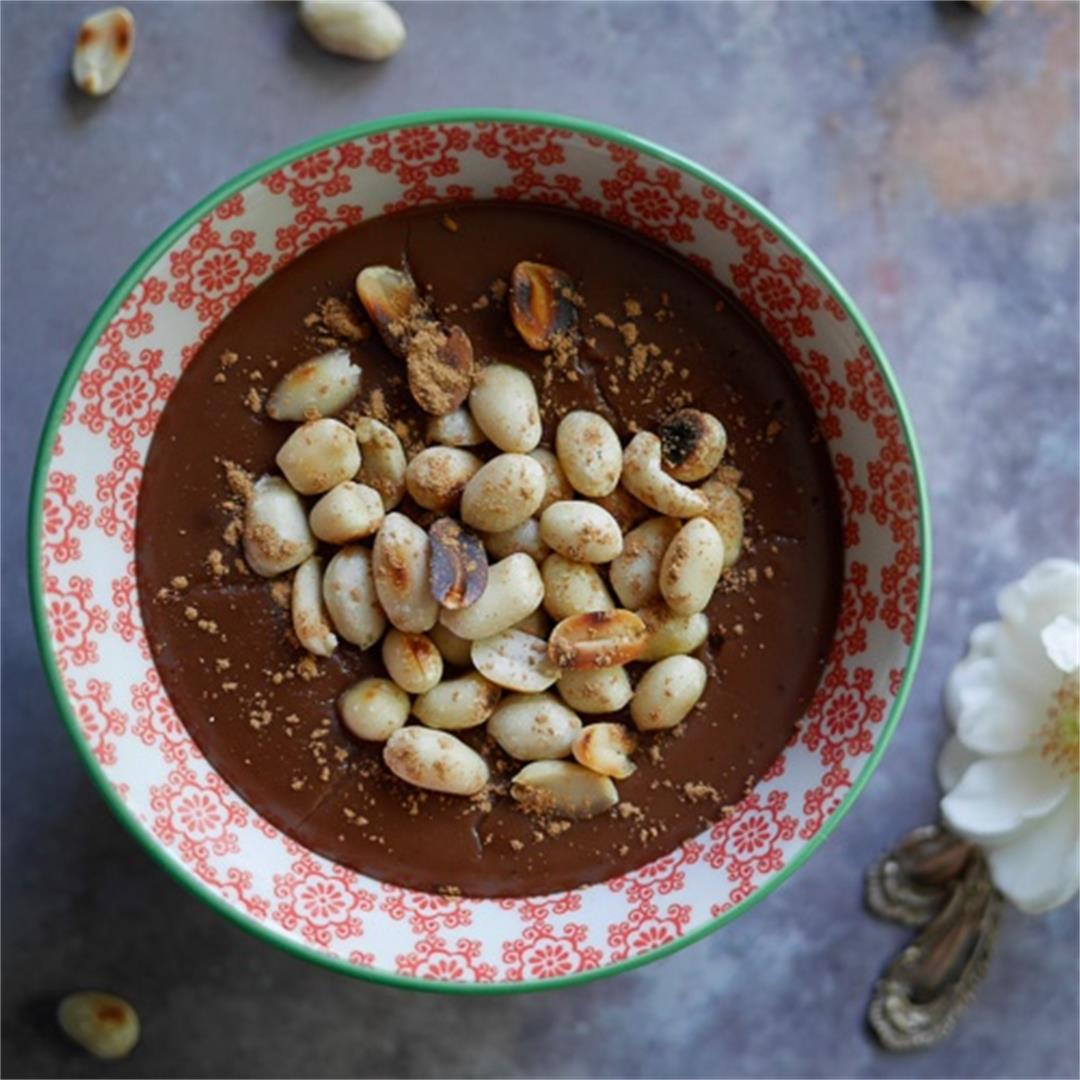 Opulent Peanut Chocolate Pudding: Velvety & Moreish