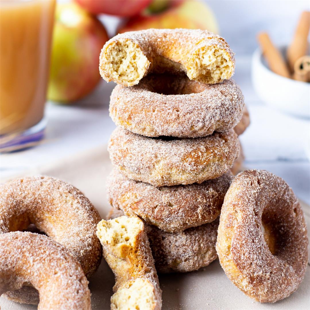 Apple Cider and Cardamom Donuts