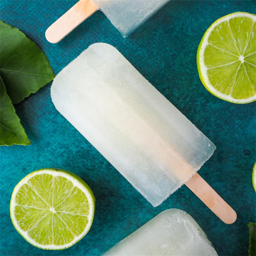 Lime popsicles
