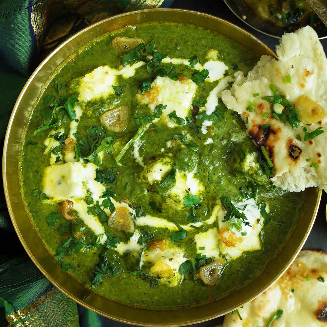 Easy Palak Paneer – Creamy Indian Cheese in a Spinach Sauce