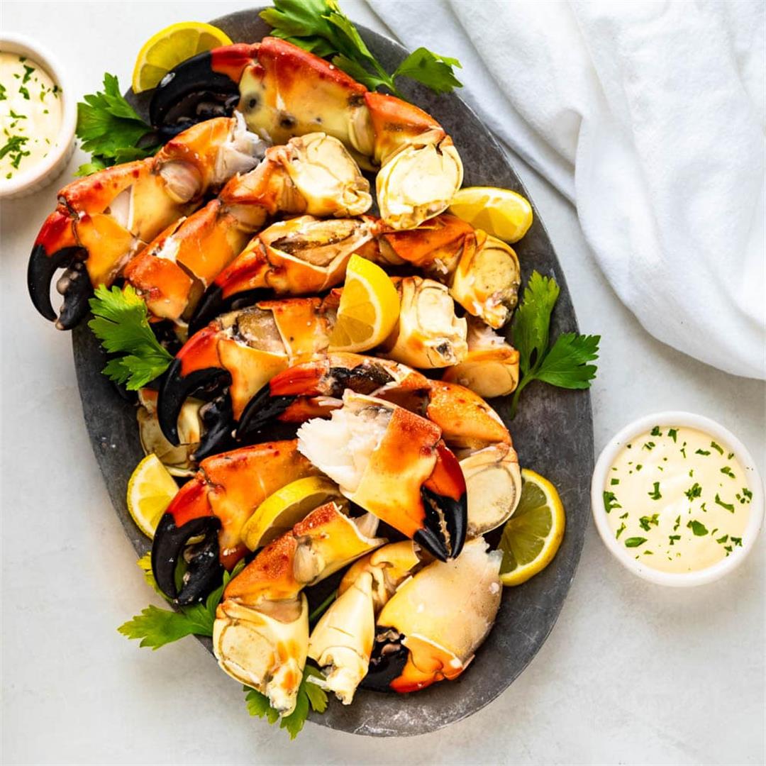Florida Stone Crab Claws With Mustard Sauce