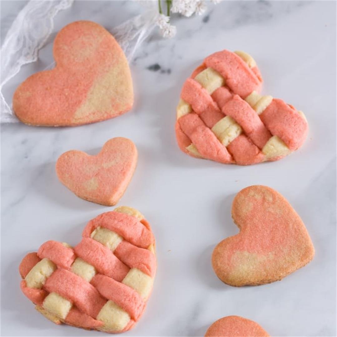 Easy Valentine's Day Heart Sugar Cookies
