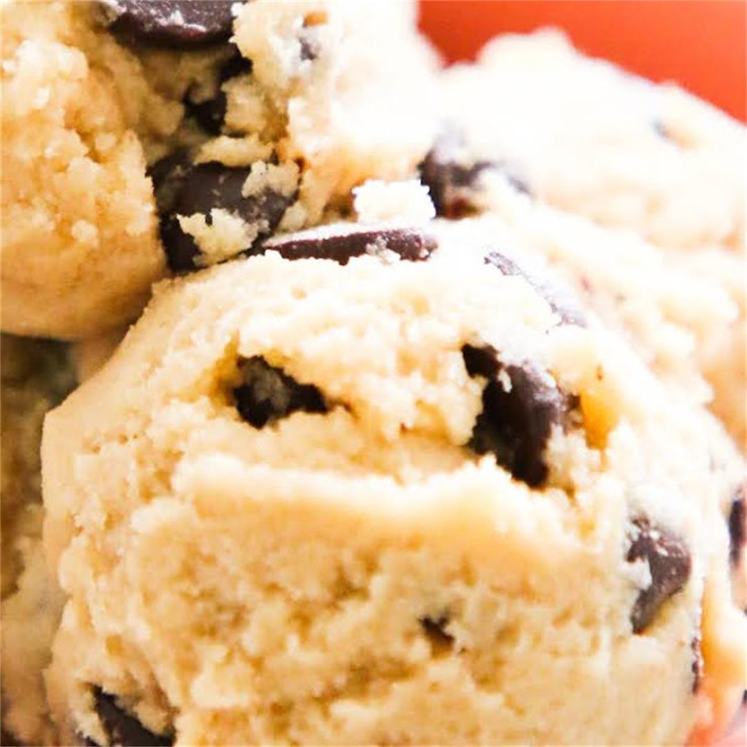 Edible Cookie Dough for One