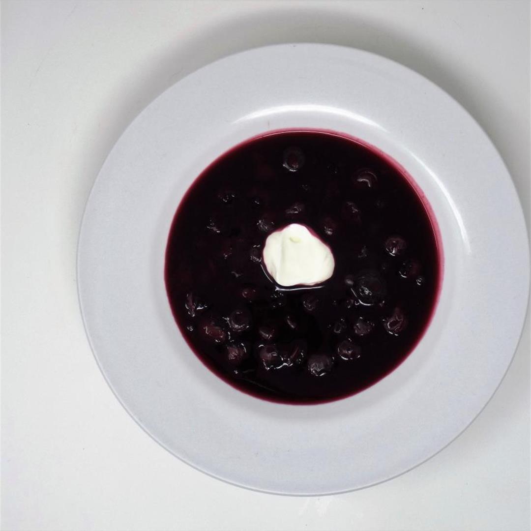 Swedish Blueberry Soup