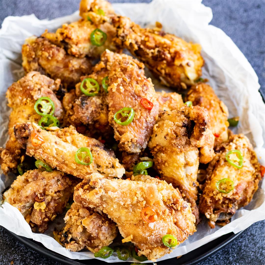 Chinese Salt and Pepper Chicken Wings