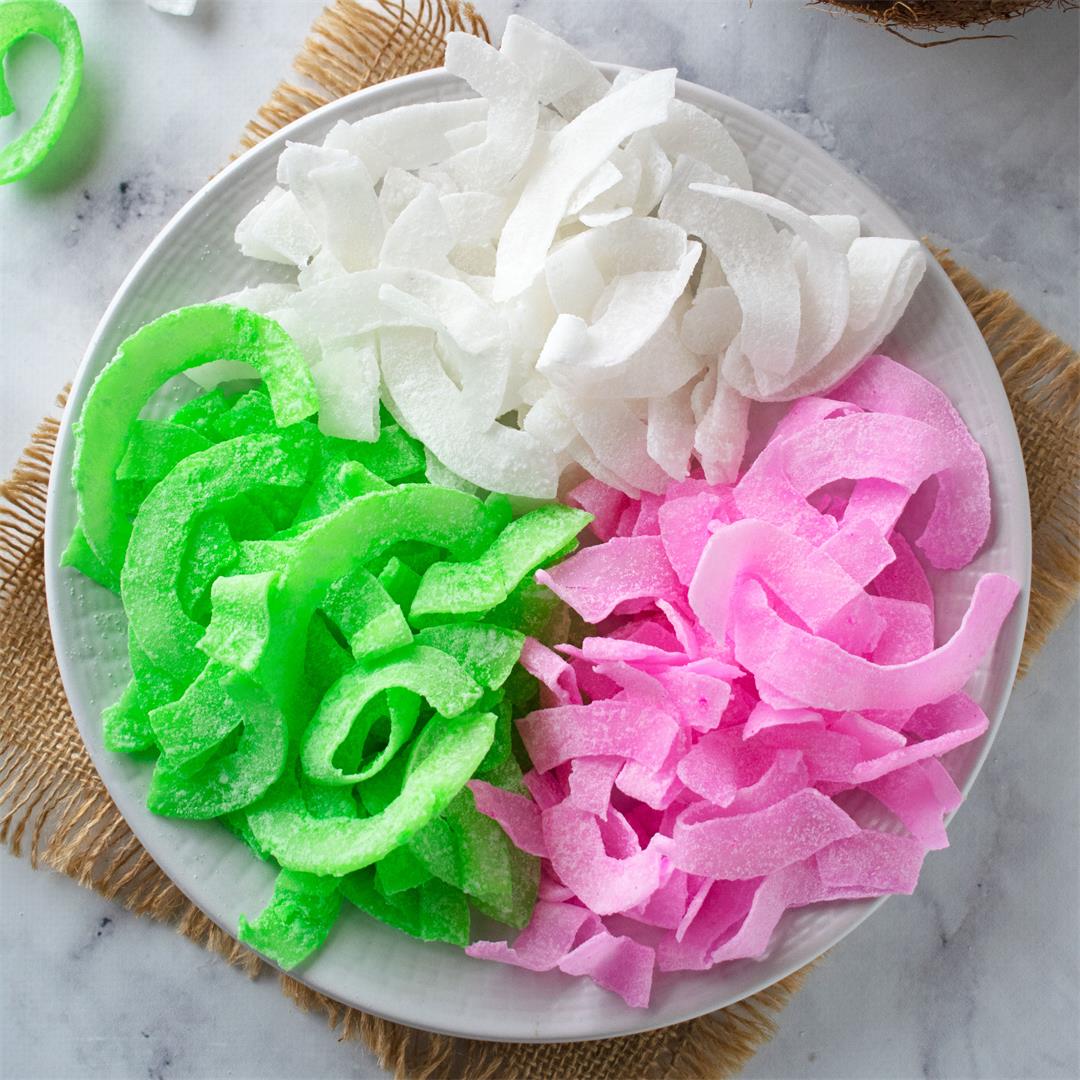 Vietnamese Candied Coconut Ribbons