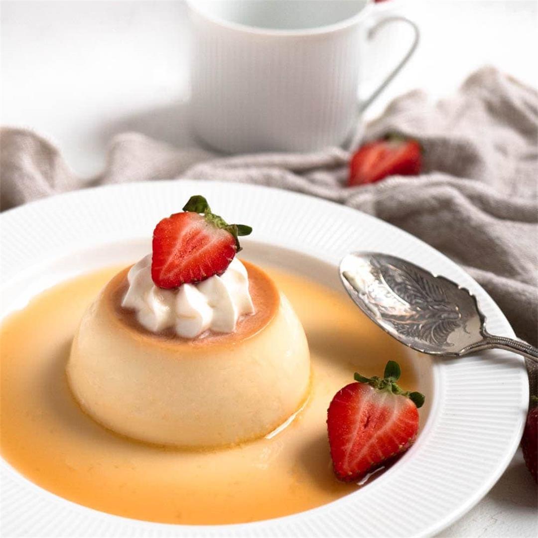 Baked Caramel Pudding (Purin)