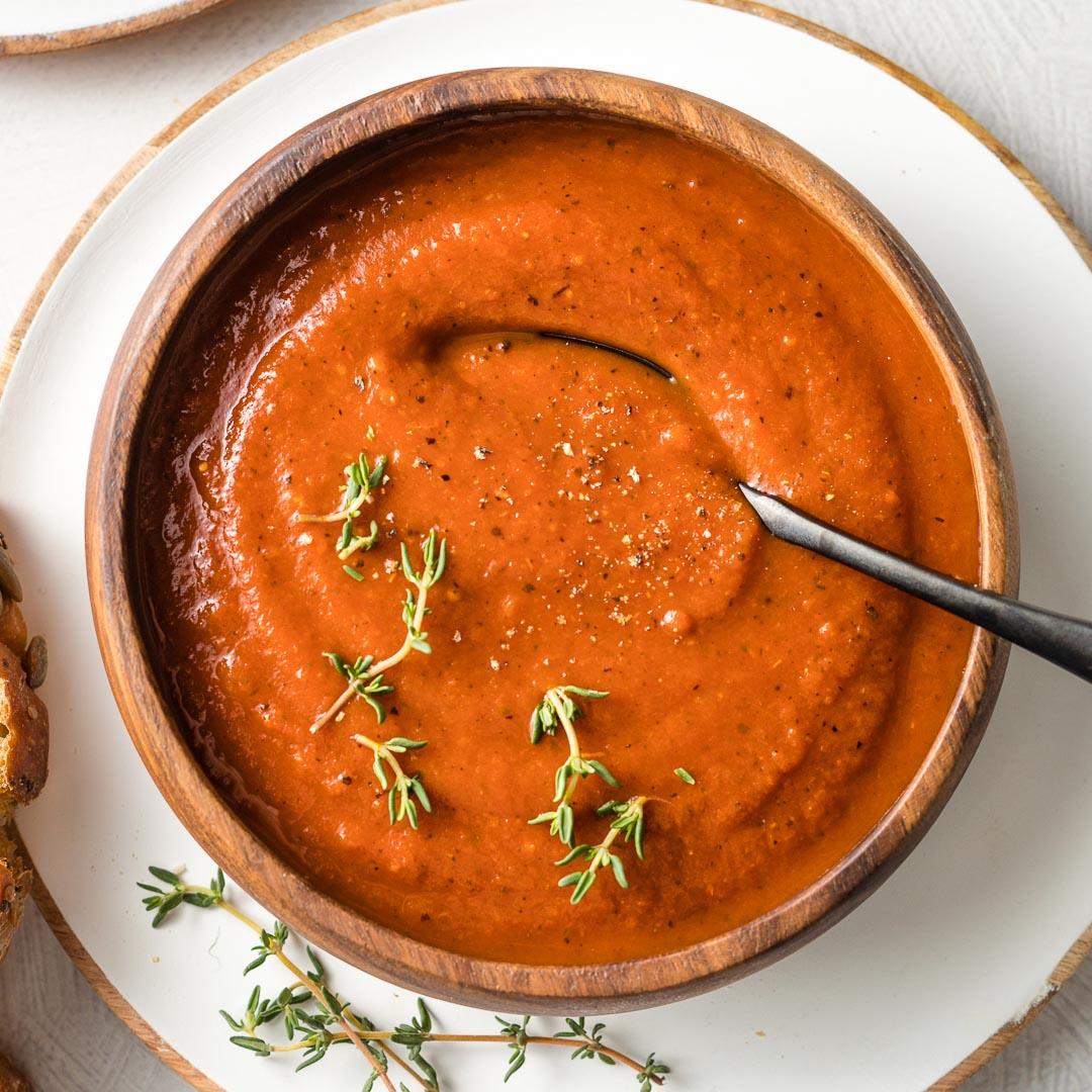 Instant Pot Fire Roasted Tomato Soup