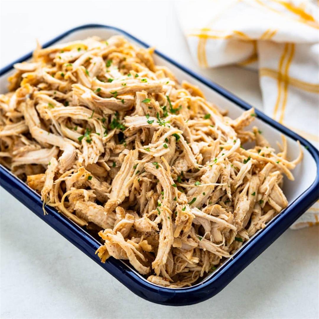 Easy All Purpose Instant Pot Pulled Chicken