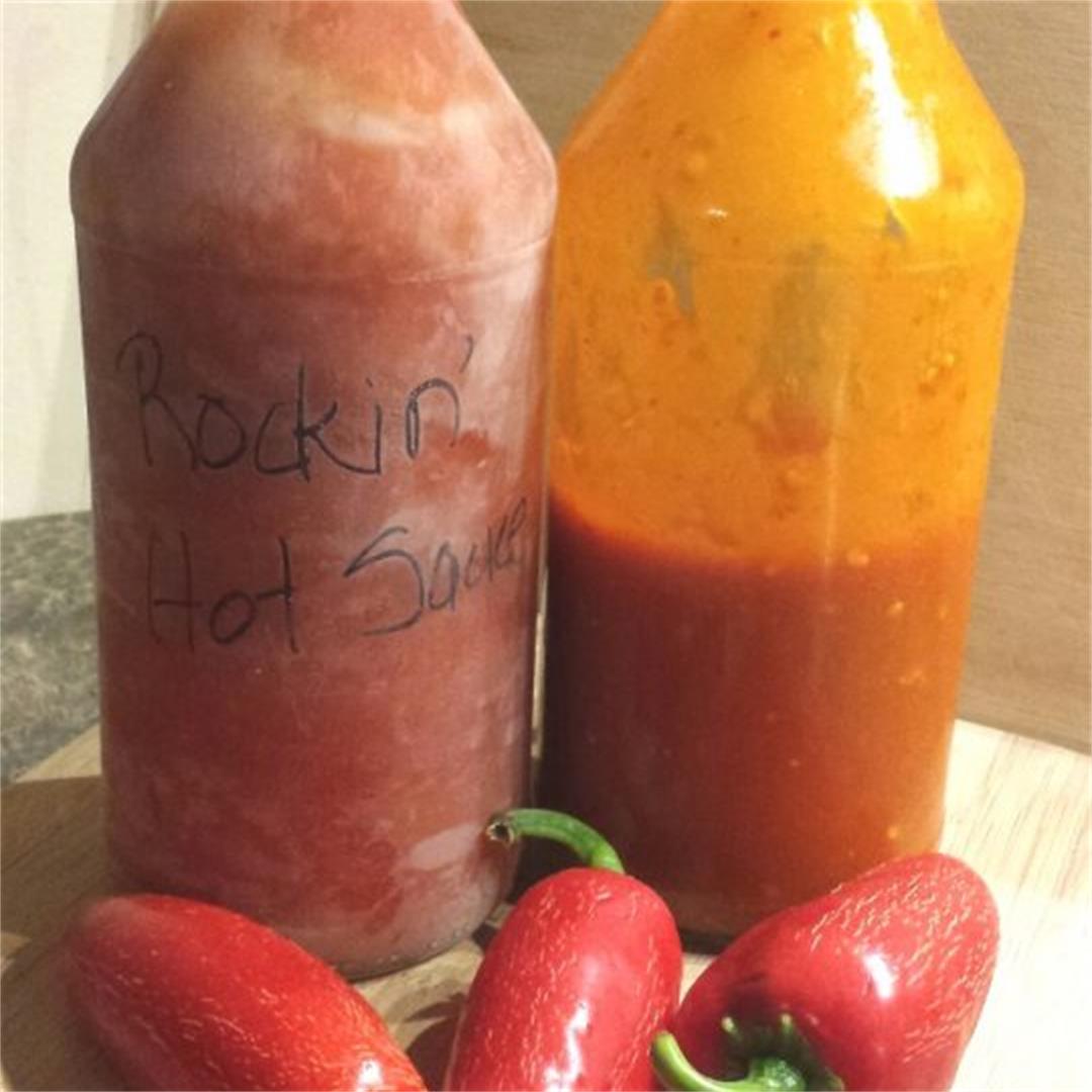 Pressure Cooker Rockin’ Hot Sauce (Vegan)