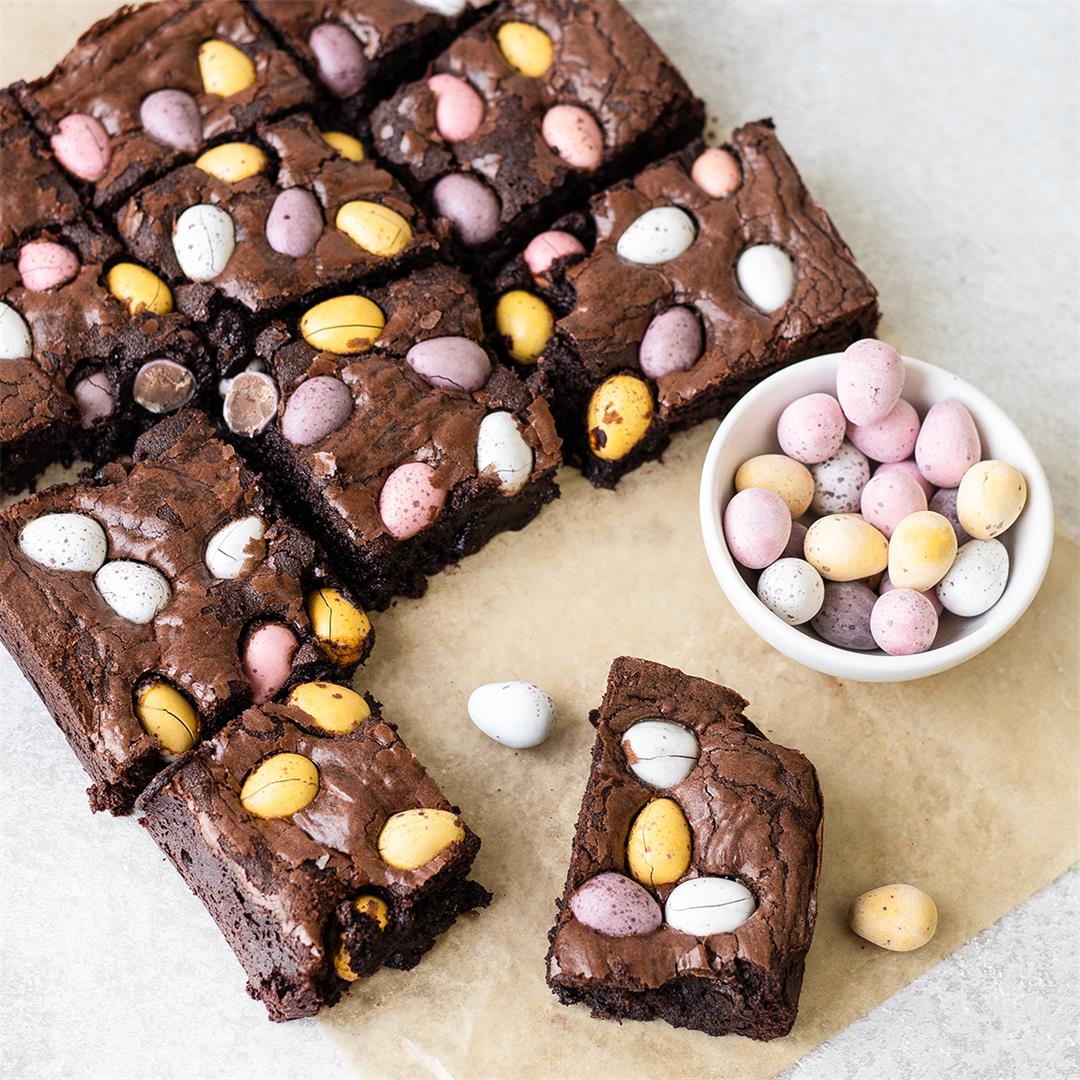 Easter Mini Egg Brownies-Healthy Life Trainer