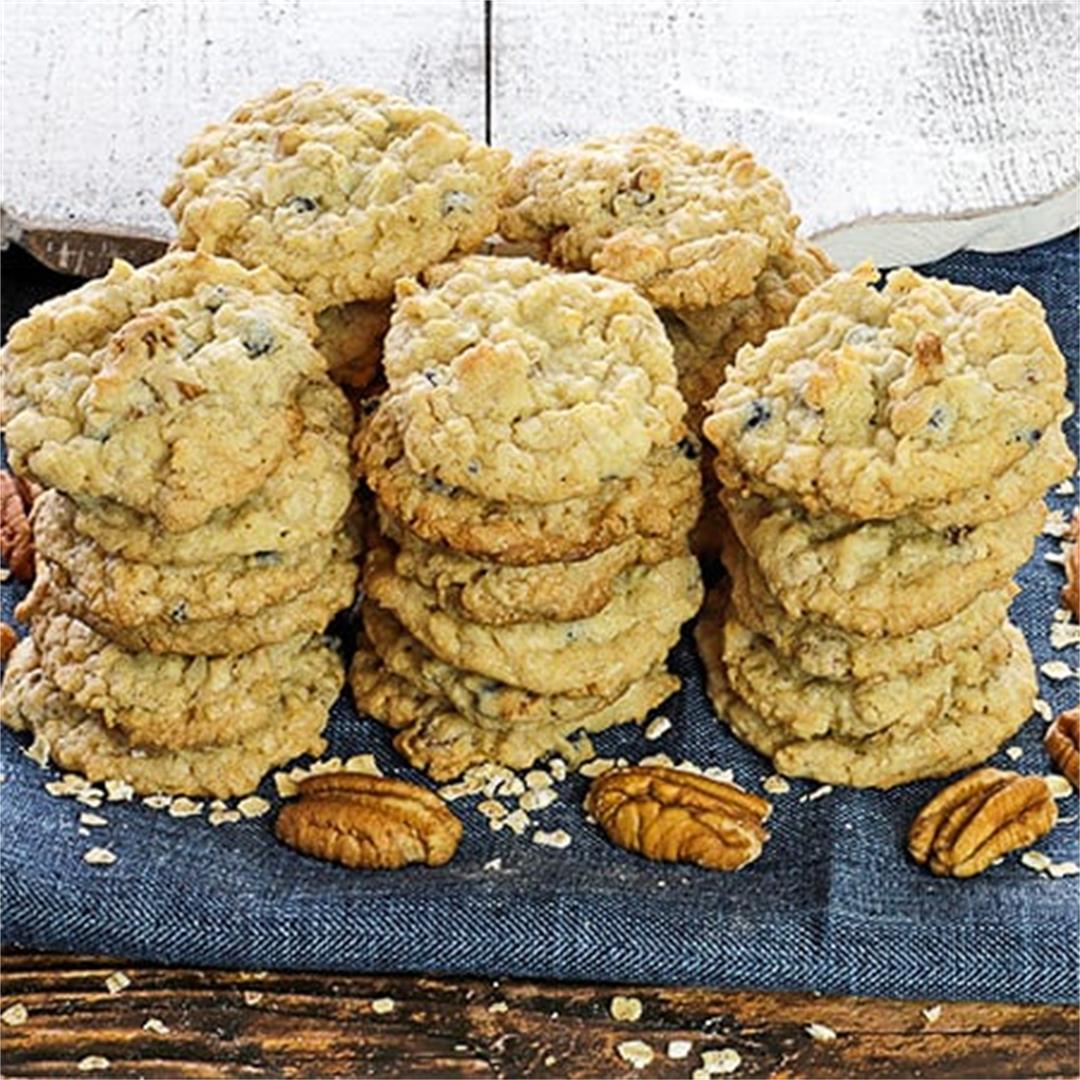 Easy Blueberry Muffin Mix Oatmeal Cookies