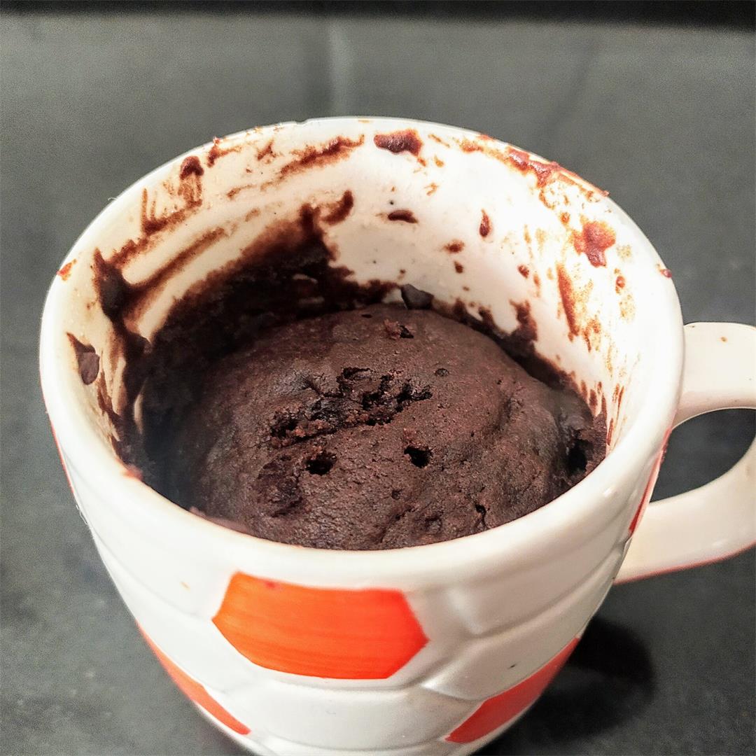 Eggless Chocolate Mug Cake Recipe
