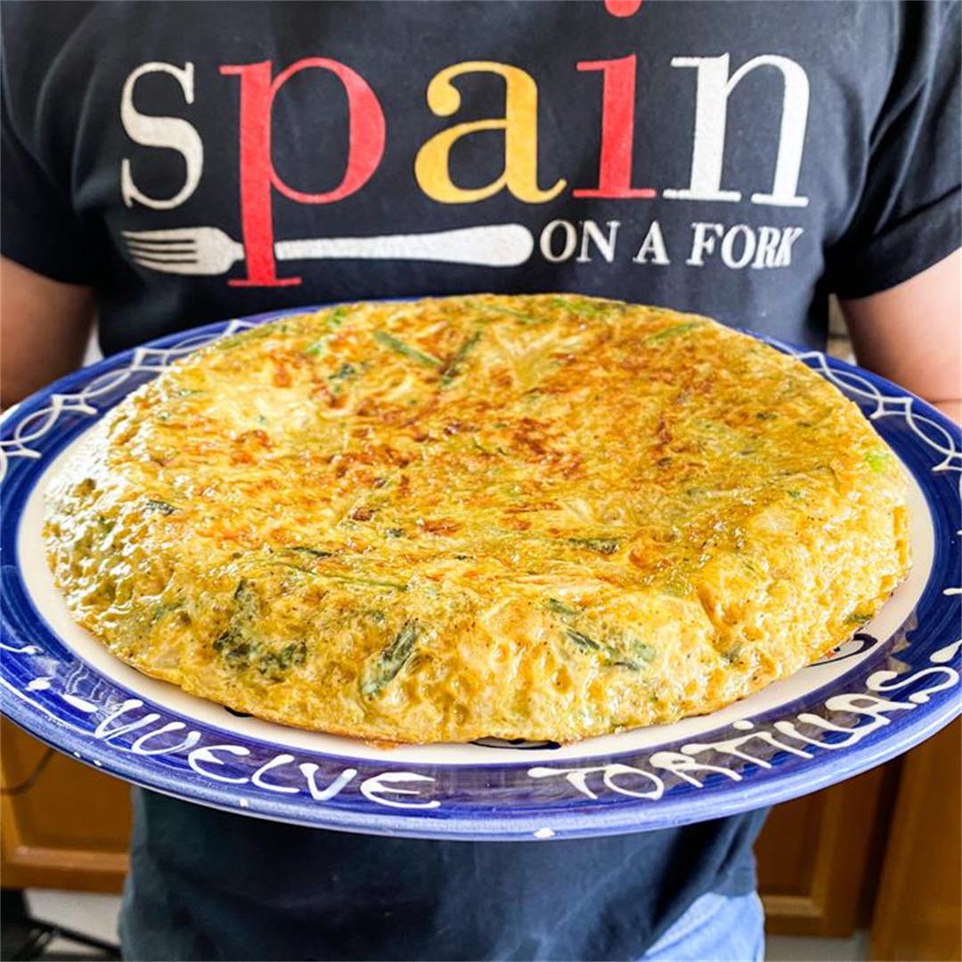Spanish Asparagus Tortilla | Tortilla de Espárragos Trigueros