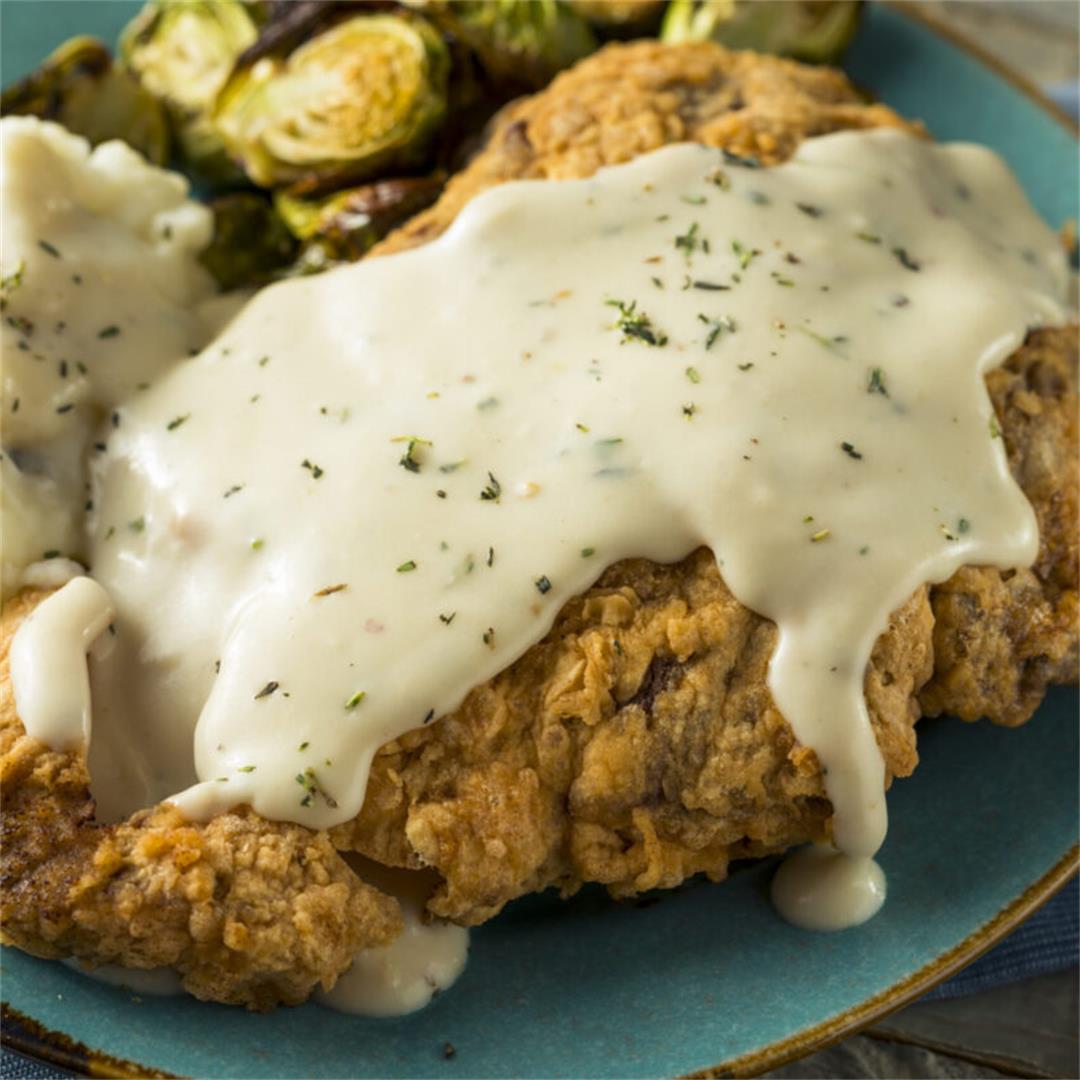 Southern Style Chicken Fried Steak With Gravy