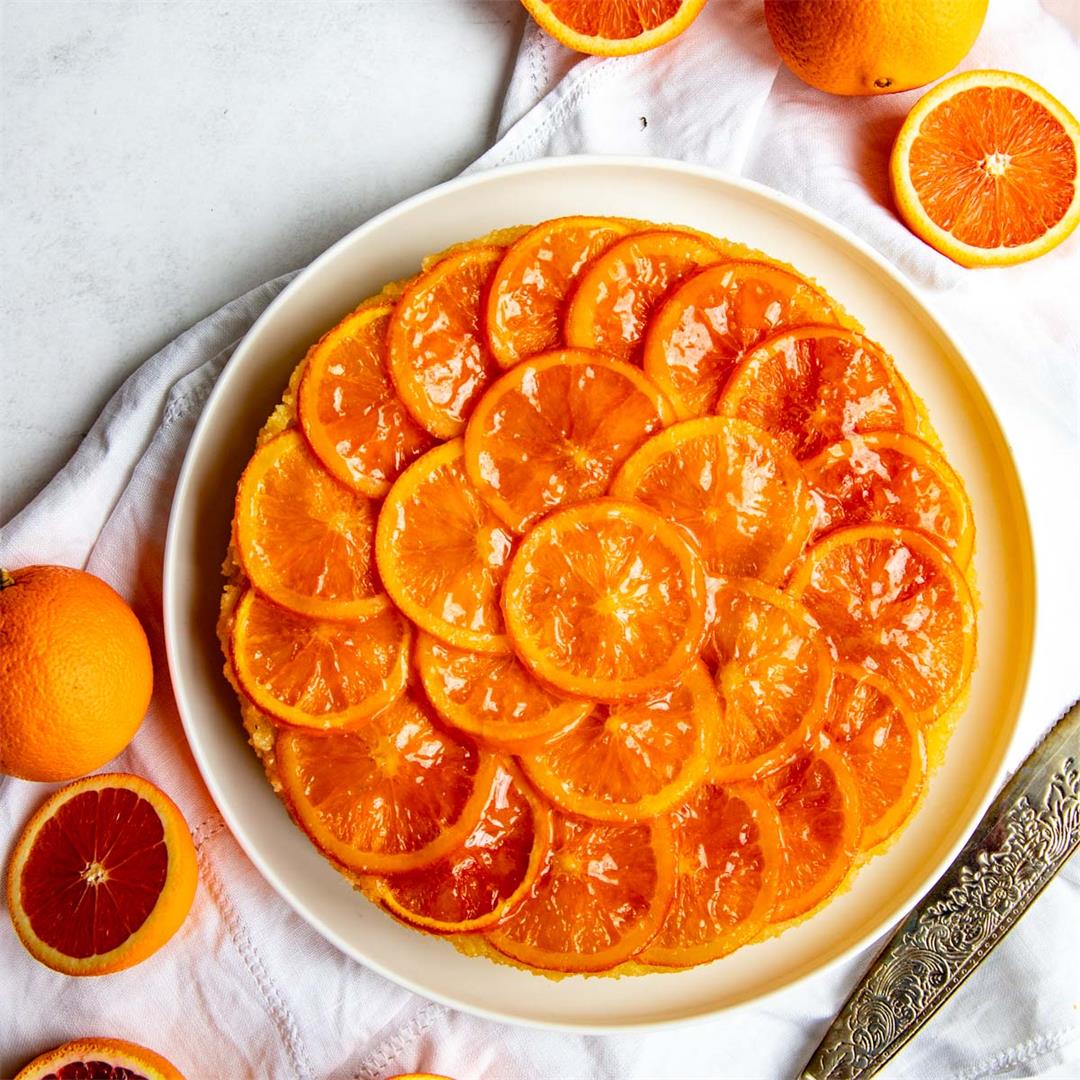 Delicious Orange Upside-Down Cake