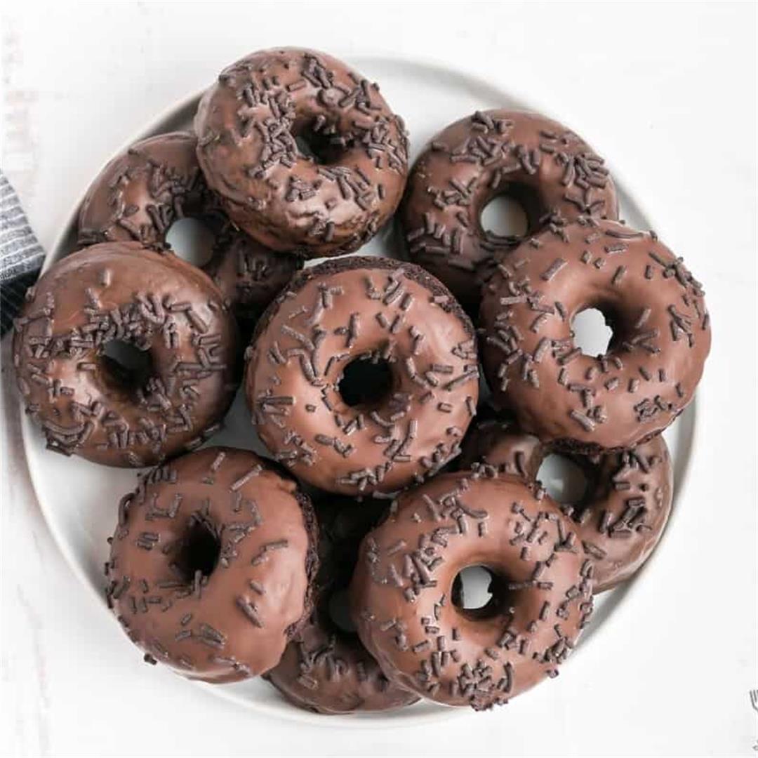 Keto Double Chocolate Donuts
