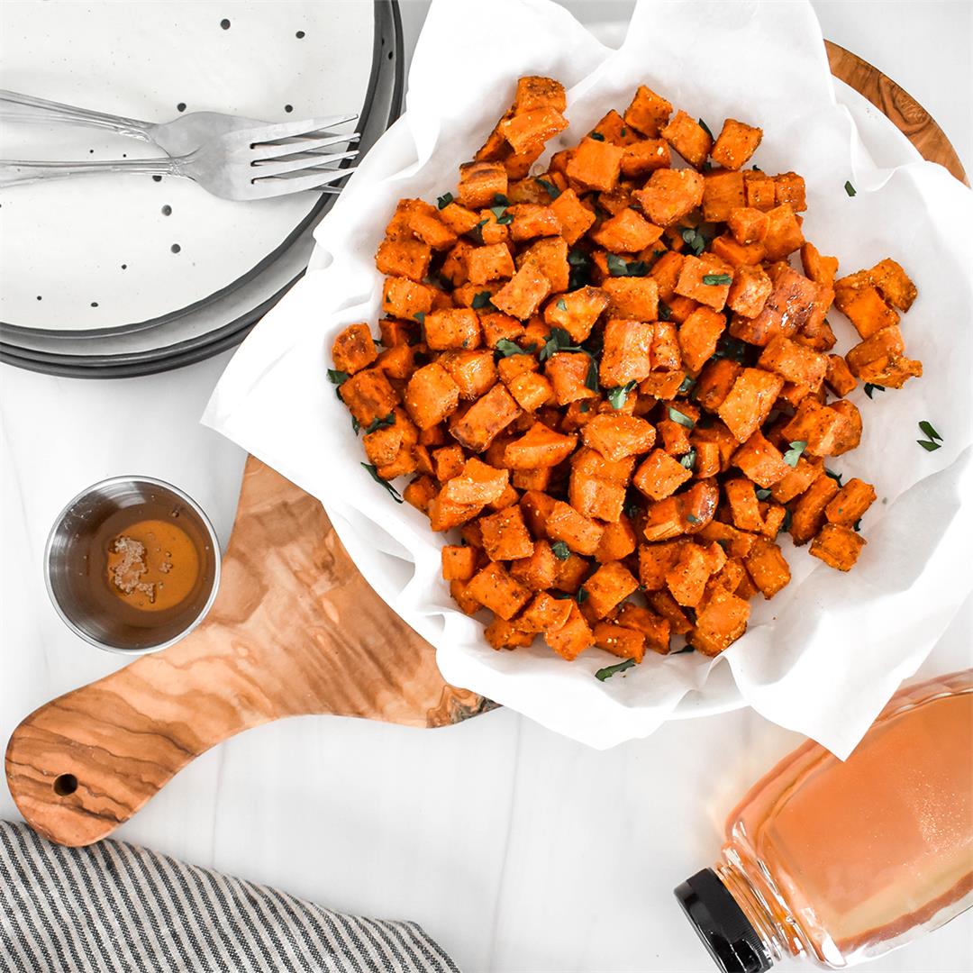 Honey Chipotle Roasted Sweet Potatoes — Foodborne Wellness