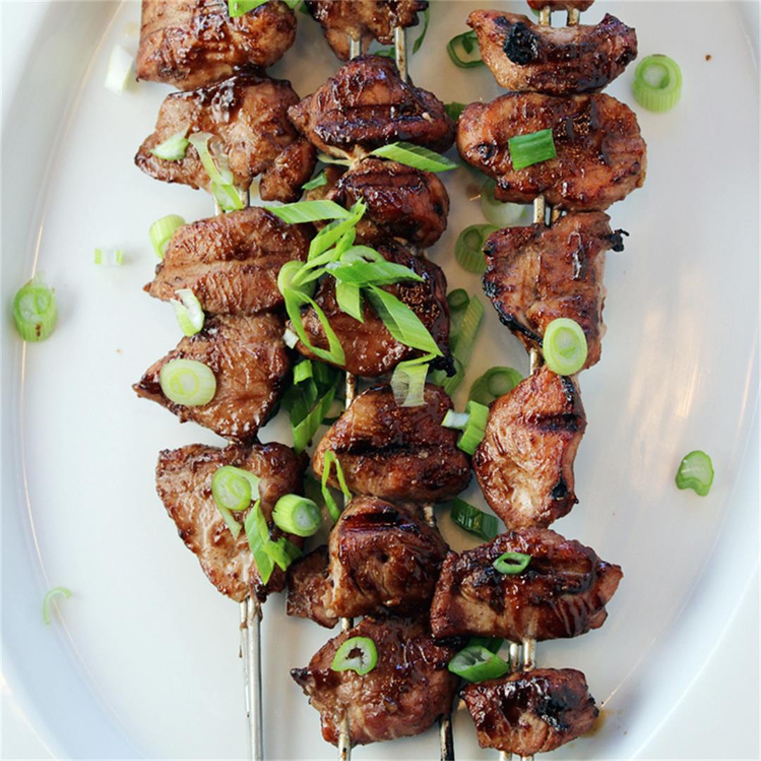 Grilled Pork Kebabs with Hoisin and Five-Spice