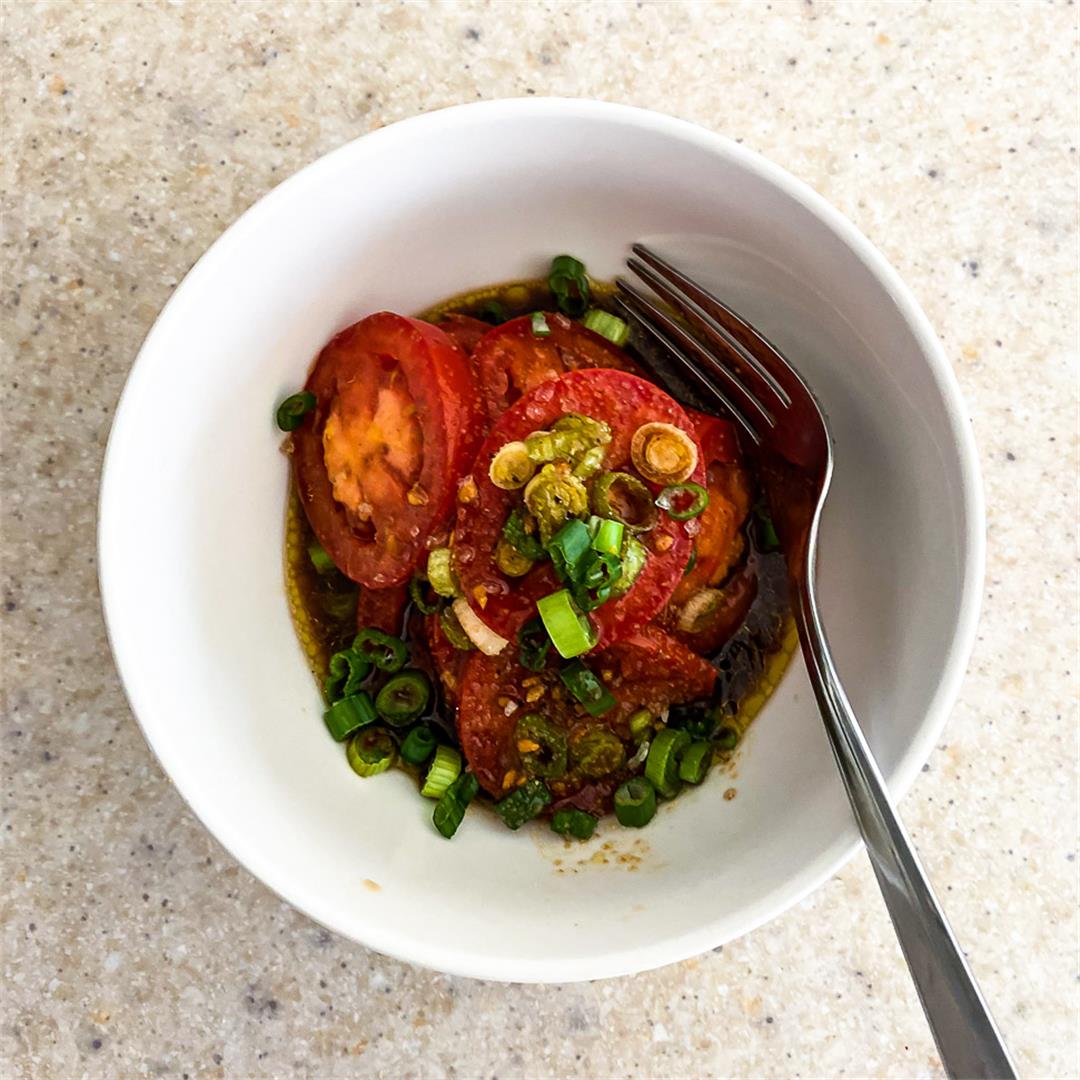 Asian-Style Marinated Tomatoes