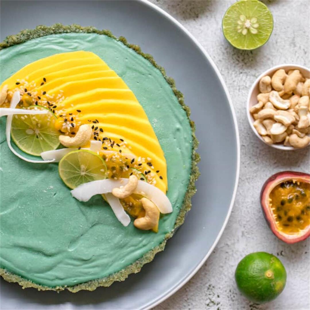 Vegan Key Lime Pie (No-Bake & Healthy)