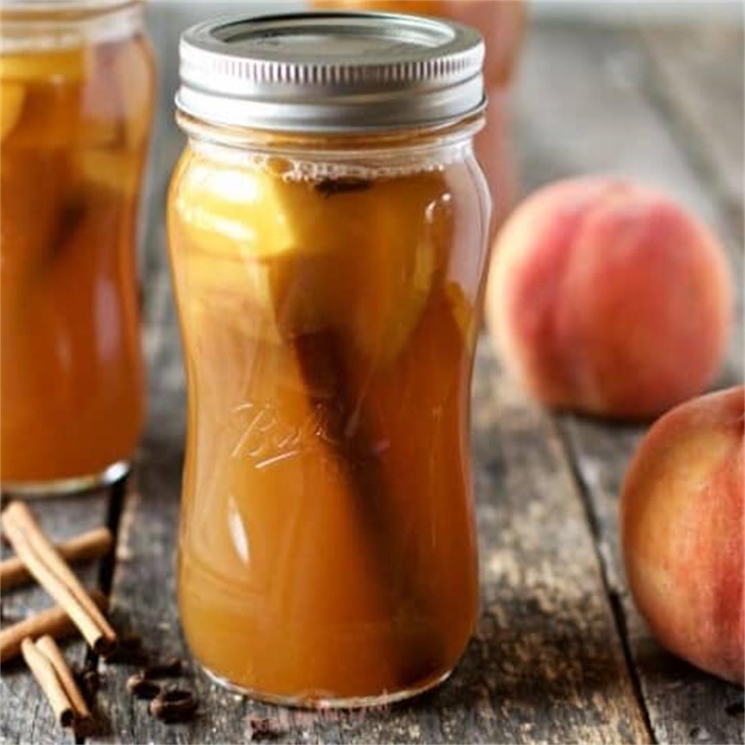 Sous Vide Peach Moonshine Recipe