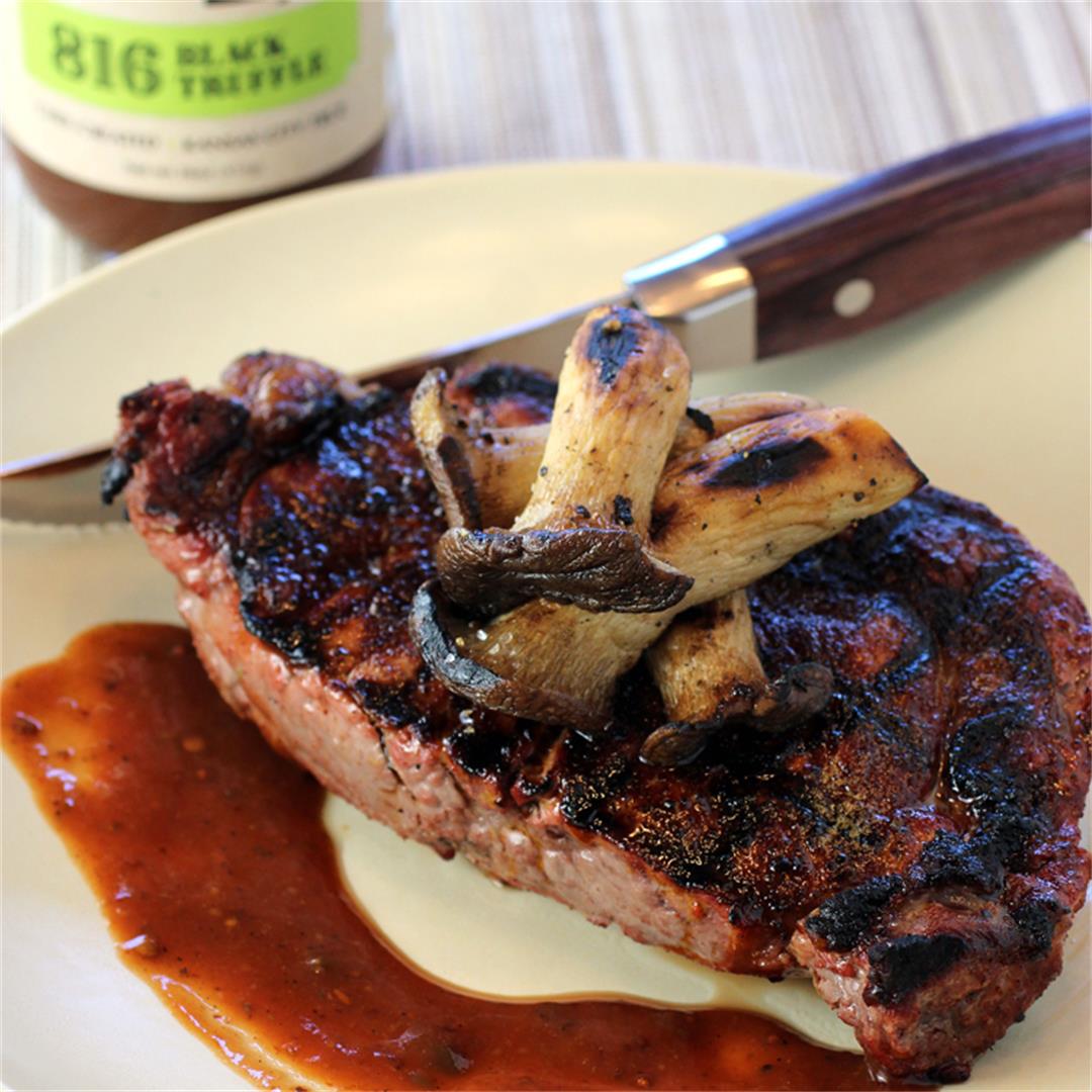 Black truffle barbecue sauce by a noted Napa Valley chef