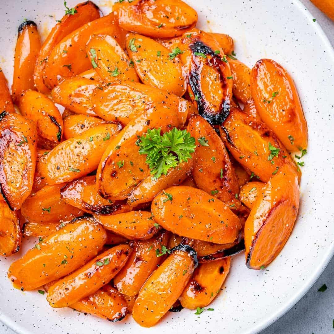 Roasted Honey Glazed Carrots