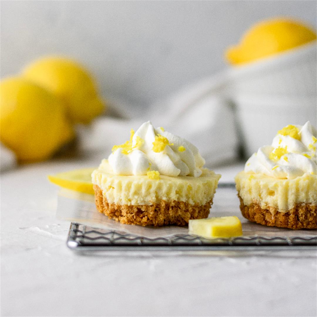 Mini Lemon Cheesecakes