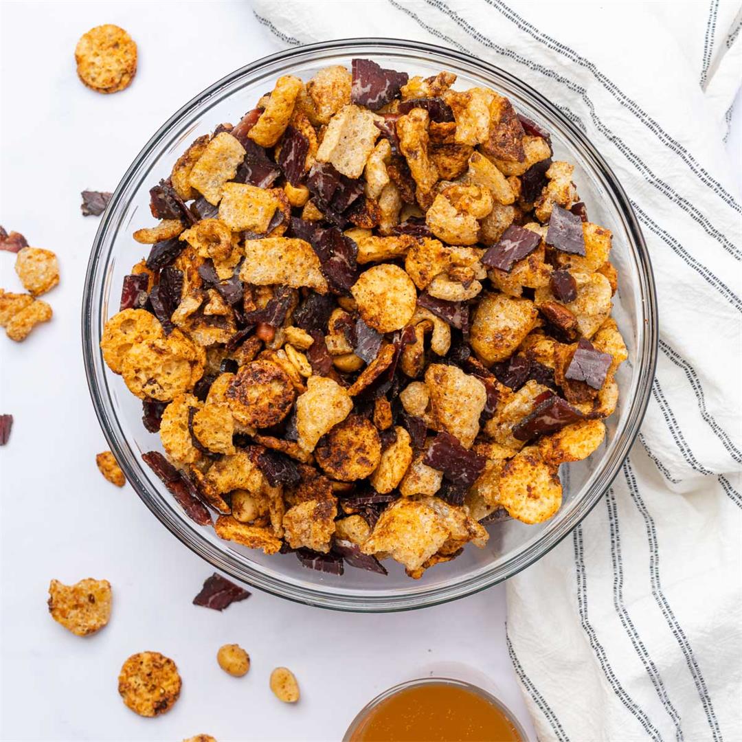 Keto Snack Mix (Protein Packed with Beef Biltong!)