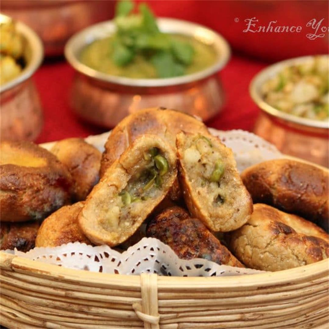 Rajasthani Bati (Unleavened Bread) for Dal-Bati-Churma
