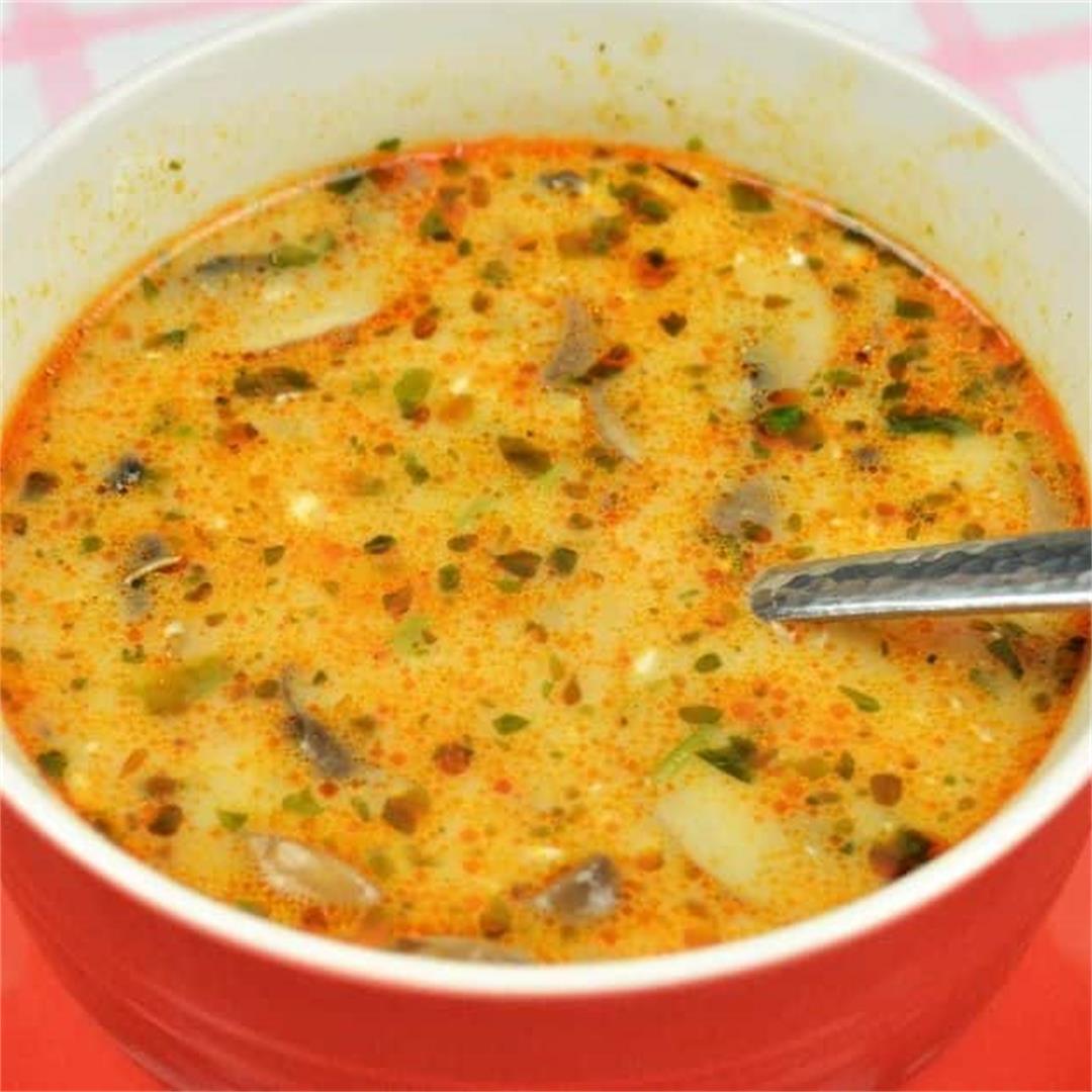 Best Mushroom Soup Recipe-With Homemade Egg Noodles