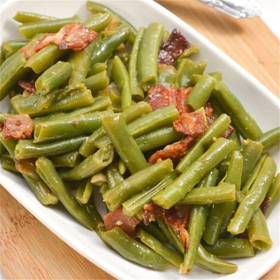 Southern Green Beans with Bacon