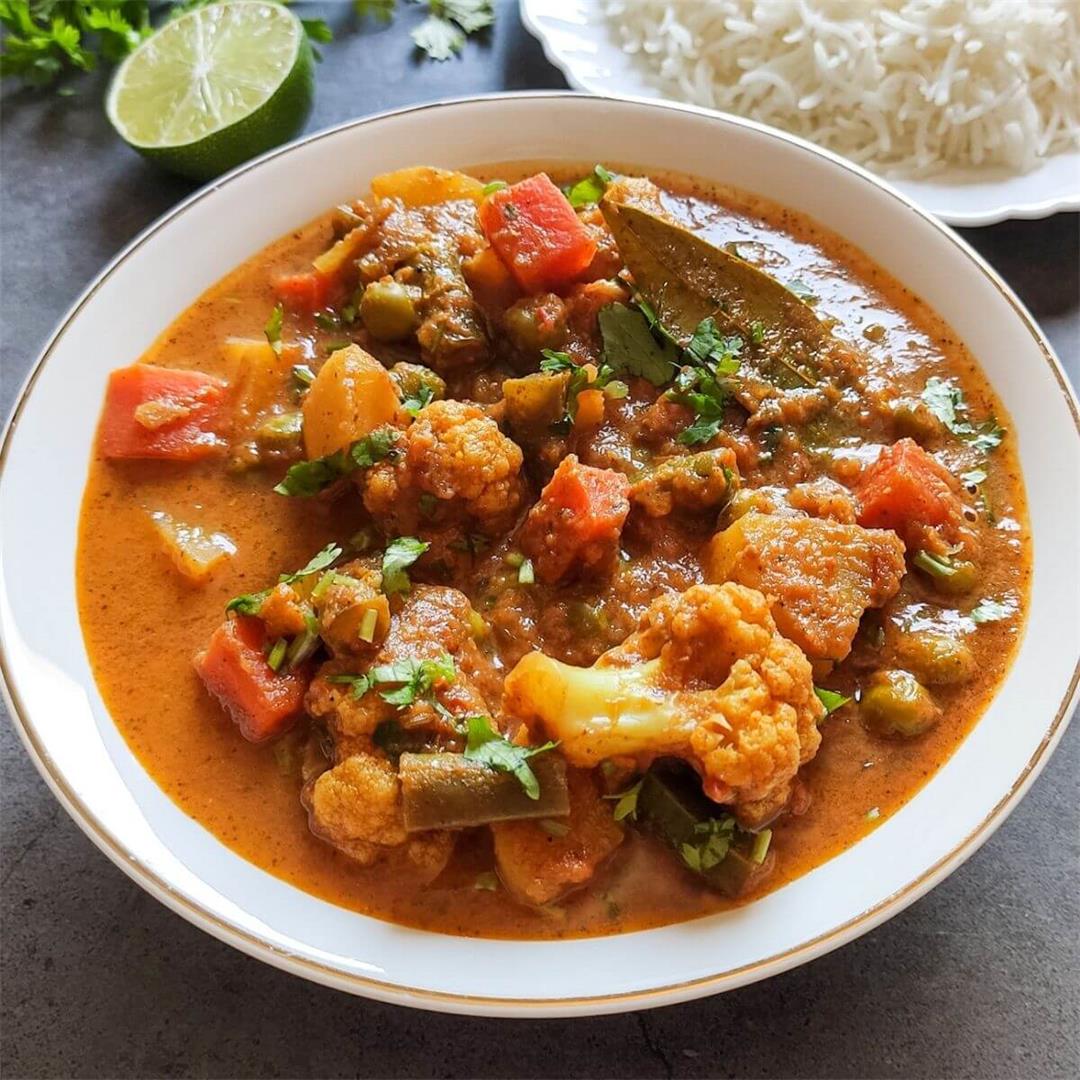 Indian vegetable curry