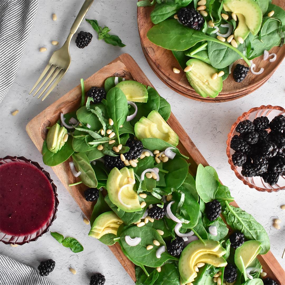 Blackberry Avocado Salad (Vegan, Paleo) — Foodborne Wellness