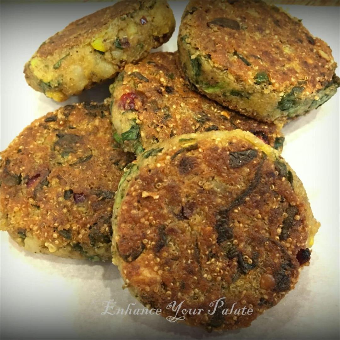 Amaranth and Red Lentil Patties