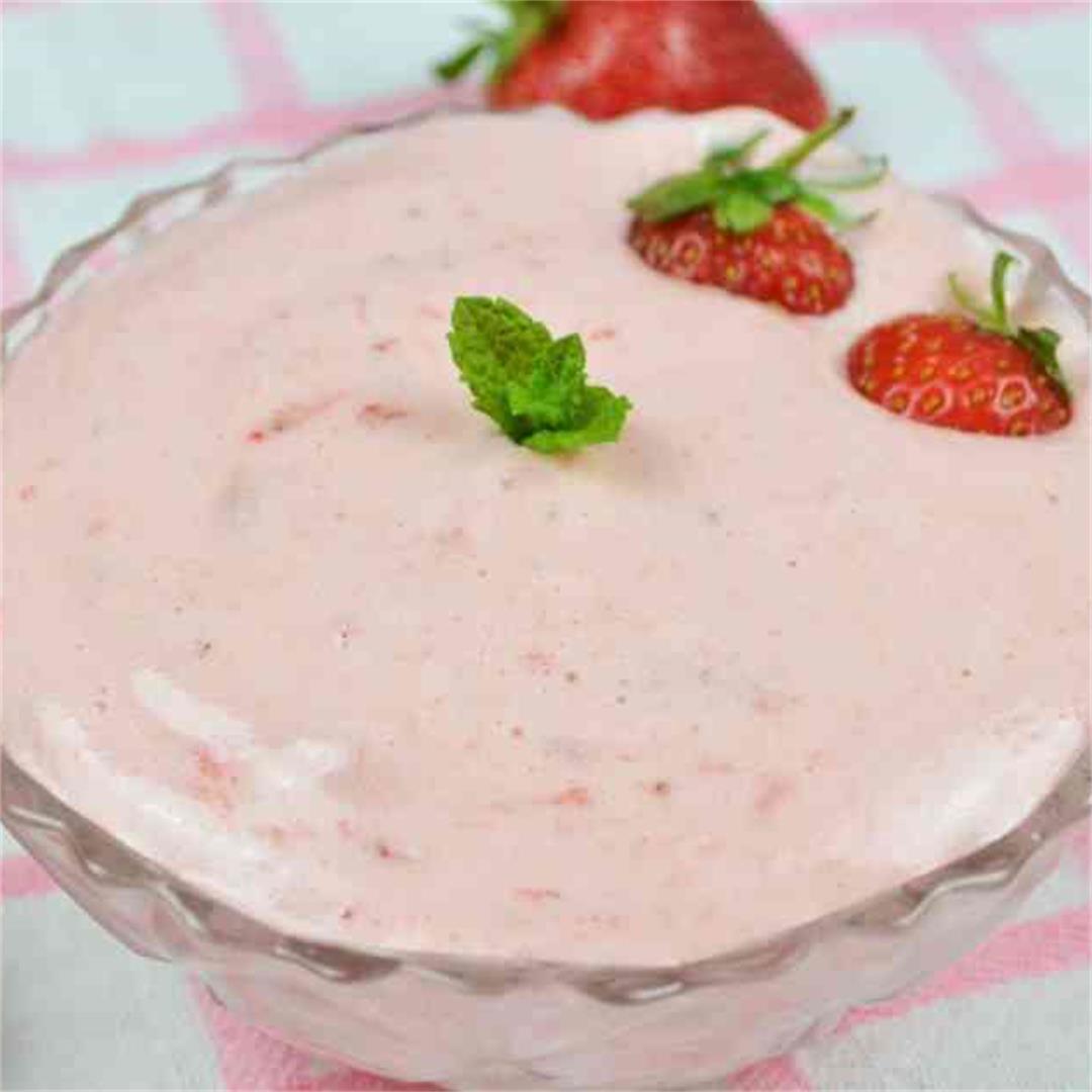Easy Strawberry Mousse Recipe Without Gelatin-Timea's Kitchen