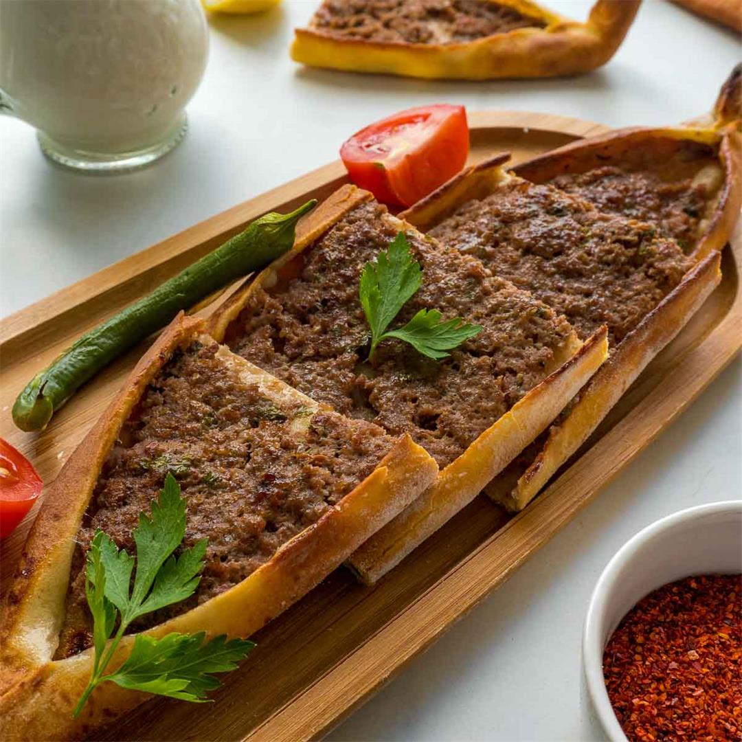 Turkish Pide with Beef