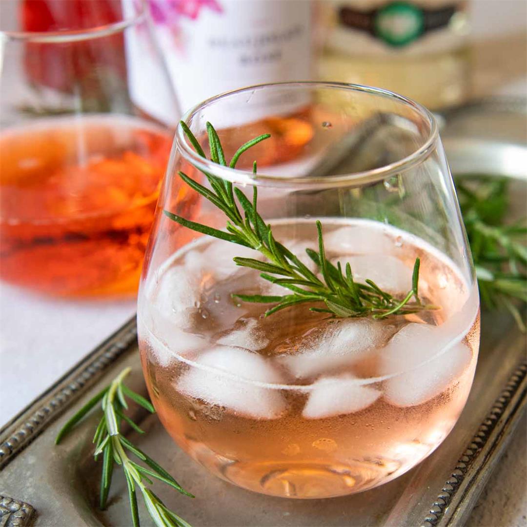 Rose Spritzer Cocktail