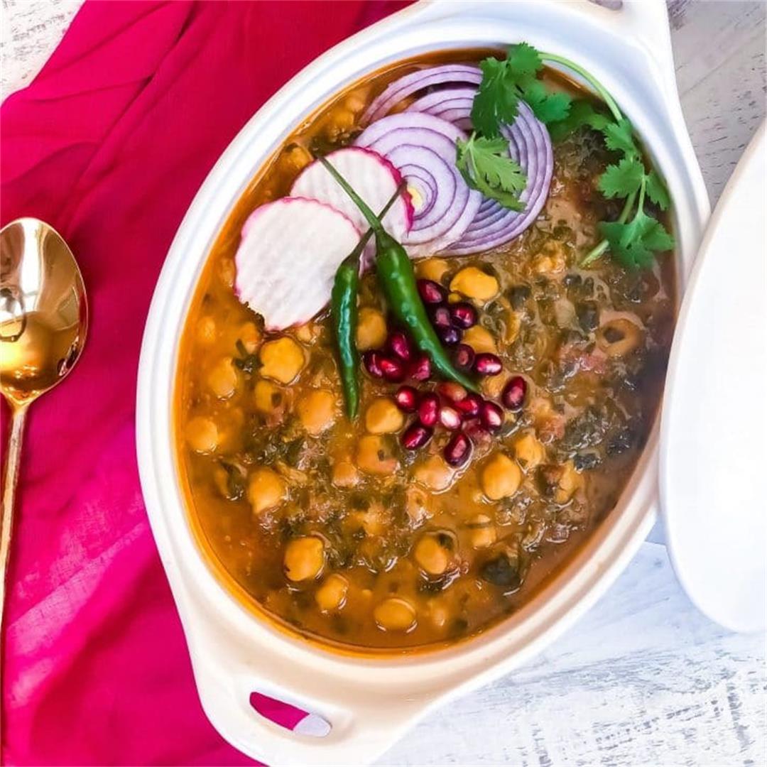 Chana Saag – Chickpea and Spinach Curry