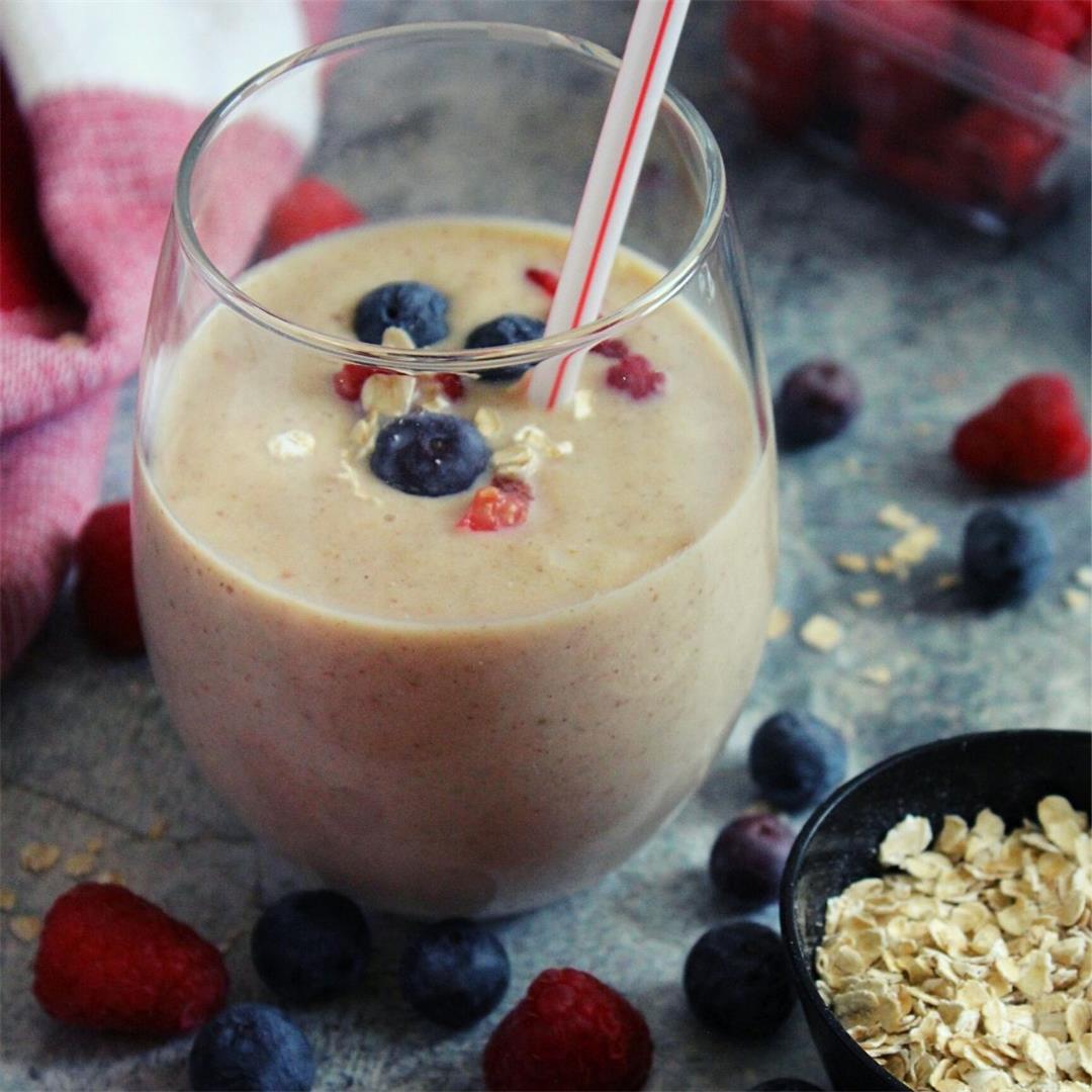 oats smoothie for weight loss (breakfast)