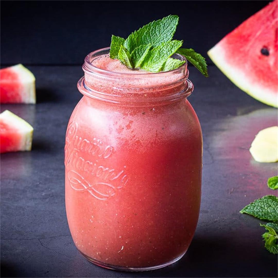 Watermelon  and Ginger Smoothie Recipe