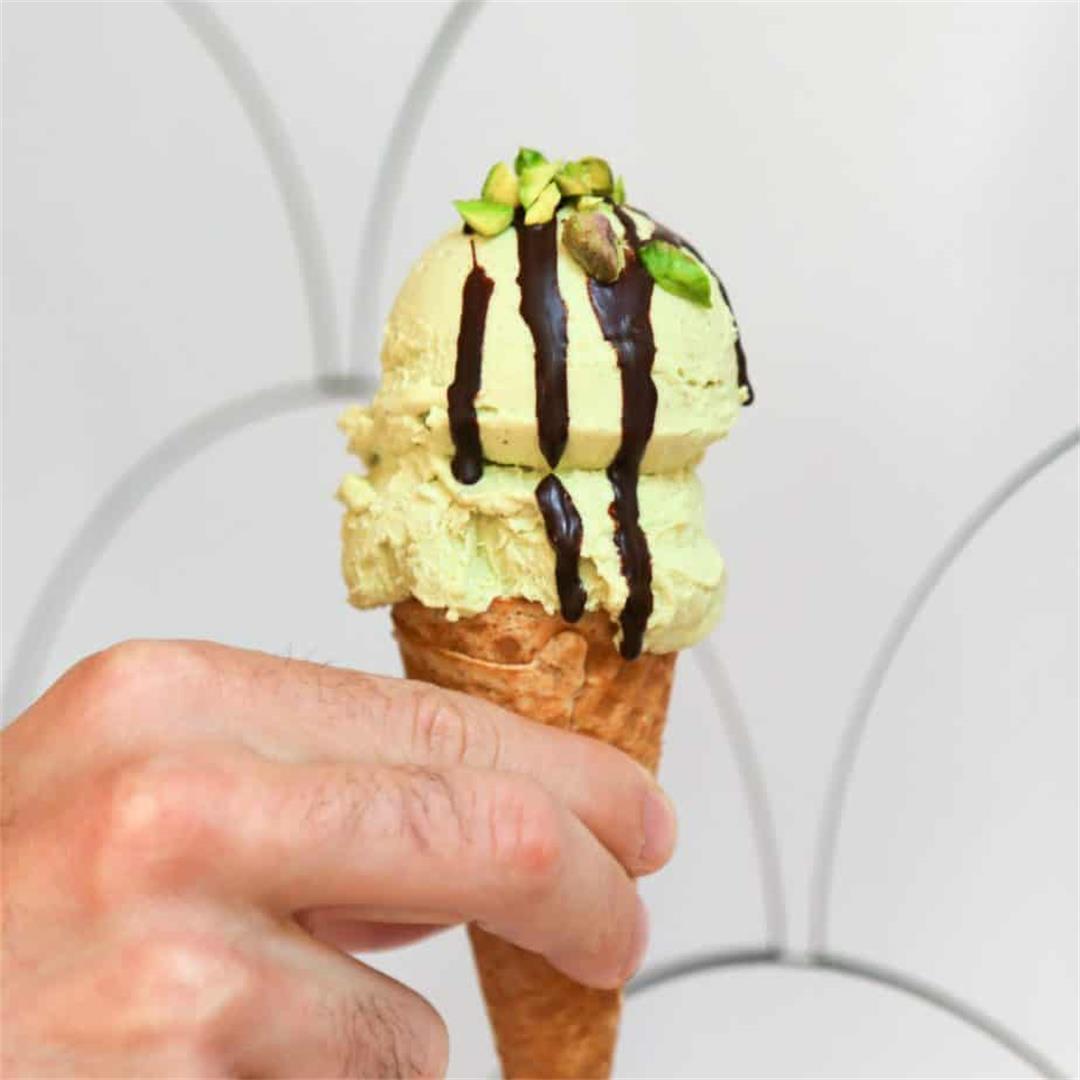 Vegan Pistachio Ice Cream
