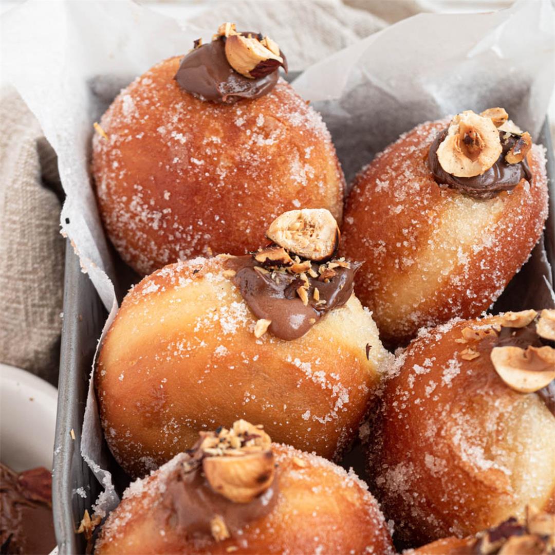 Fluffy Filled Yeast Donuts