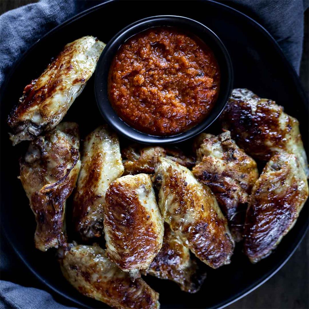 Sous Vide Chicken Wings With Peri Peri Sauce
