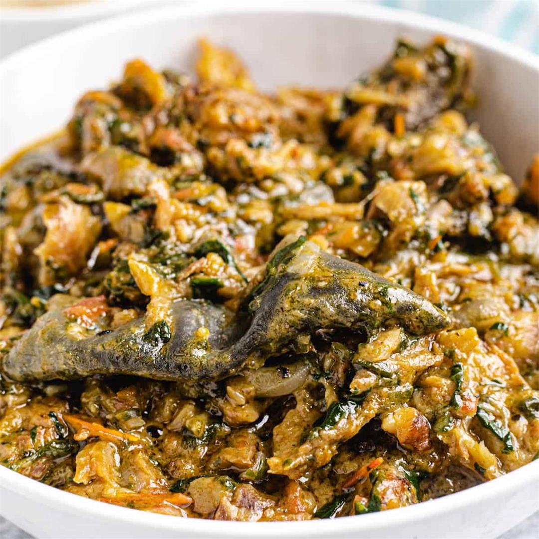 Fumbwa (Congolese Spinach Stew Recipe)