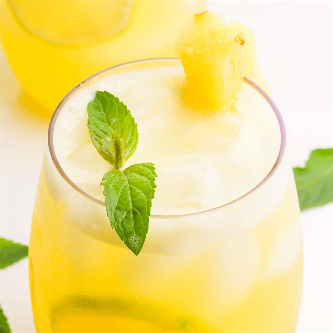 Pineapple Agua Fresca Beverage