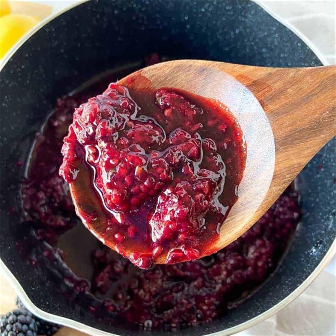 How to Make Blackberry Compote