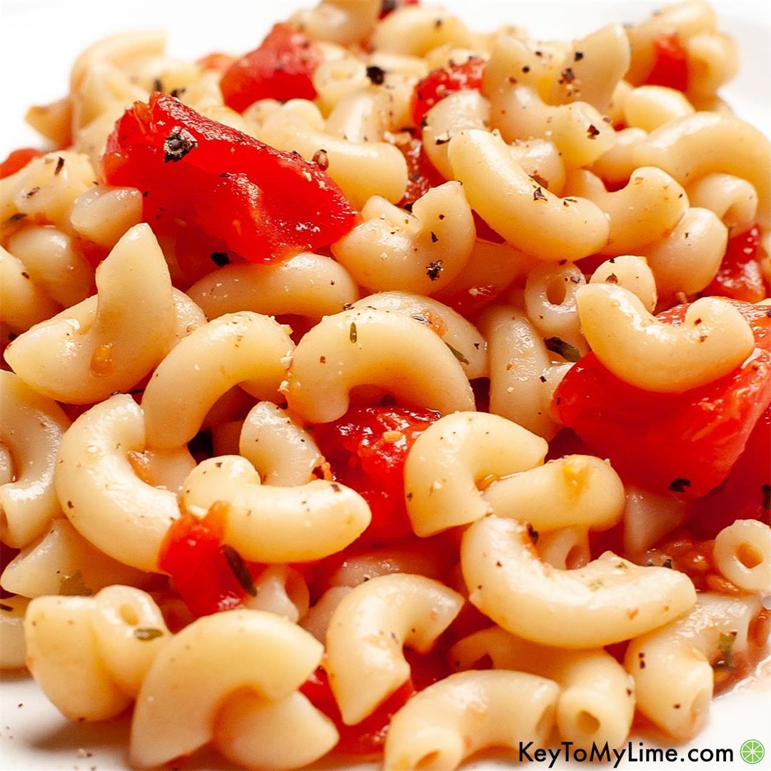 8-Ingredient Macaroni and Tomatoes {Old Fashioned}